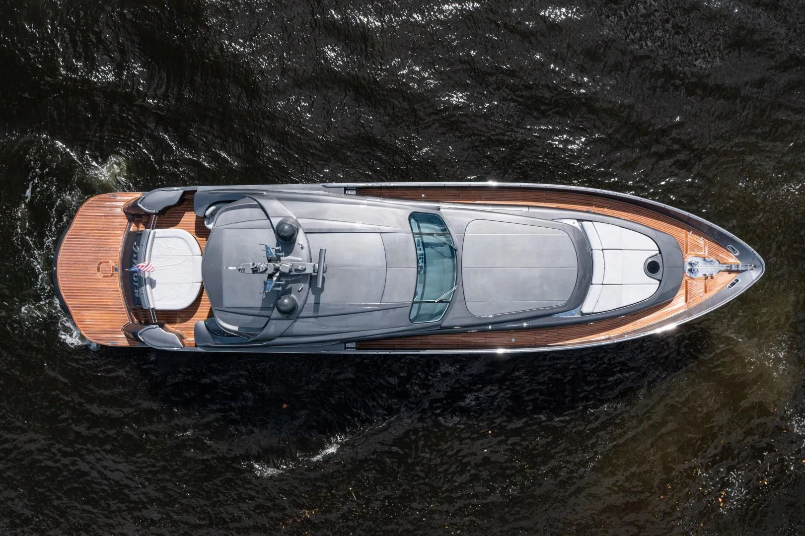a boat in the water aboard AMORA Yacht for Sale