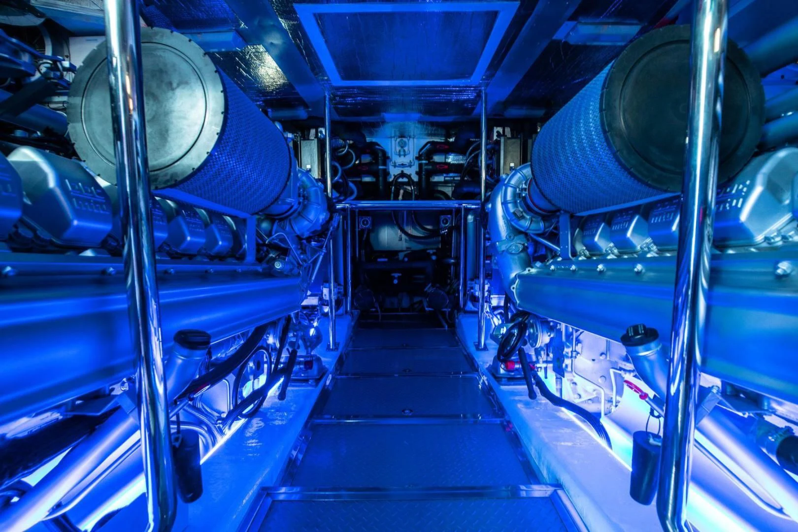 a close-up of a machine aboard AMORA Yacht for Sale