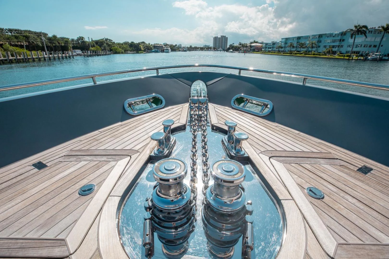 a boat on the water aboard AMORA Yacht for Sale