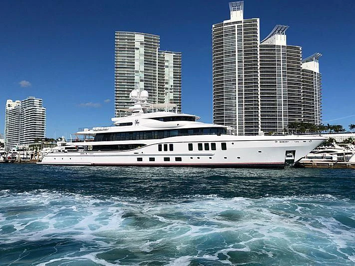 a boat in the water aboard SIXTH SENSE Yacht for Sale