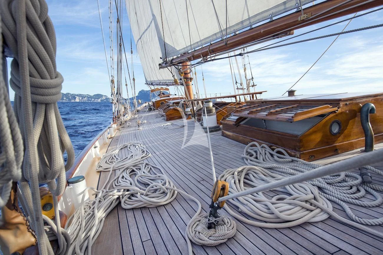 a boat on the water aboard PURITAN Yacht for Sale