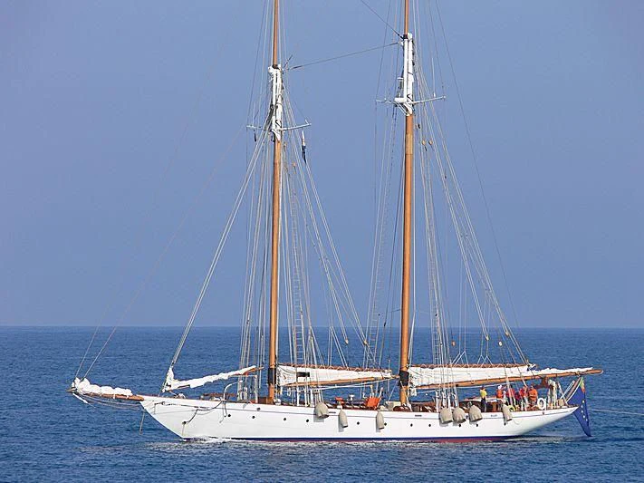 a boat on the water aboard PURITAN Yacht for Sale