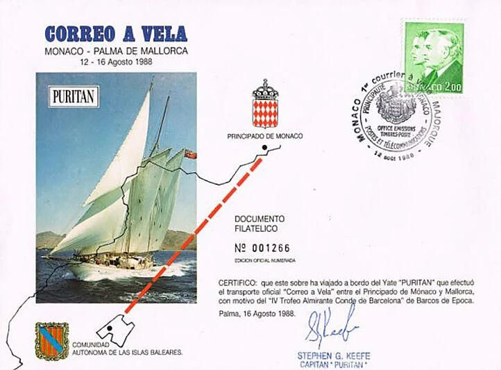 diagram aboard PURITAN Yacht for Sale