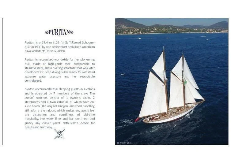 graphical user interface aboard PURITAN Yacht for Sale