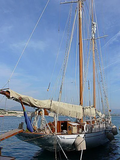 a boat in the water aboard PURITAN Yacht for Sale