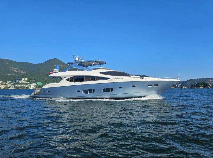 a boat on the water aboard TURQUOISE Yacht for Sale