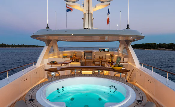 a boat on the water aboard JOSEPHINE I Yacht for Sale