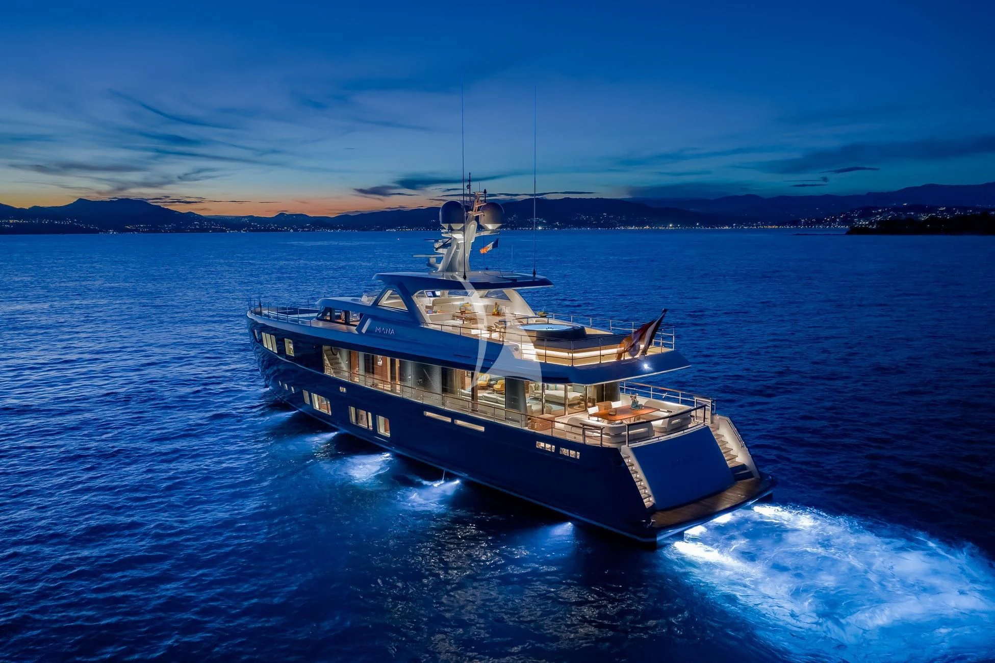 a boat on the water aboard JOSEPHINE I Yacht for Sale