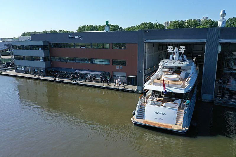 a boat on a river aboard JOSEPHINE I Yacht for Sale