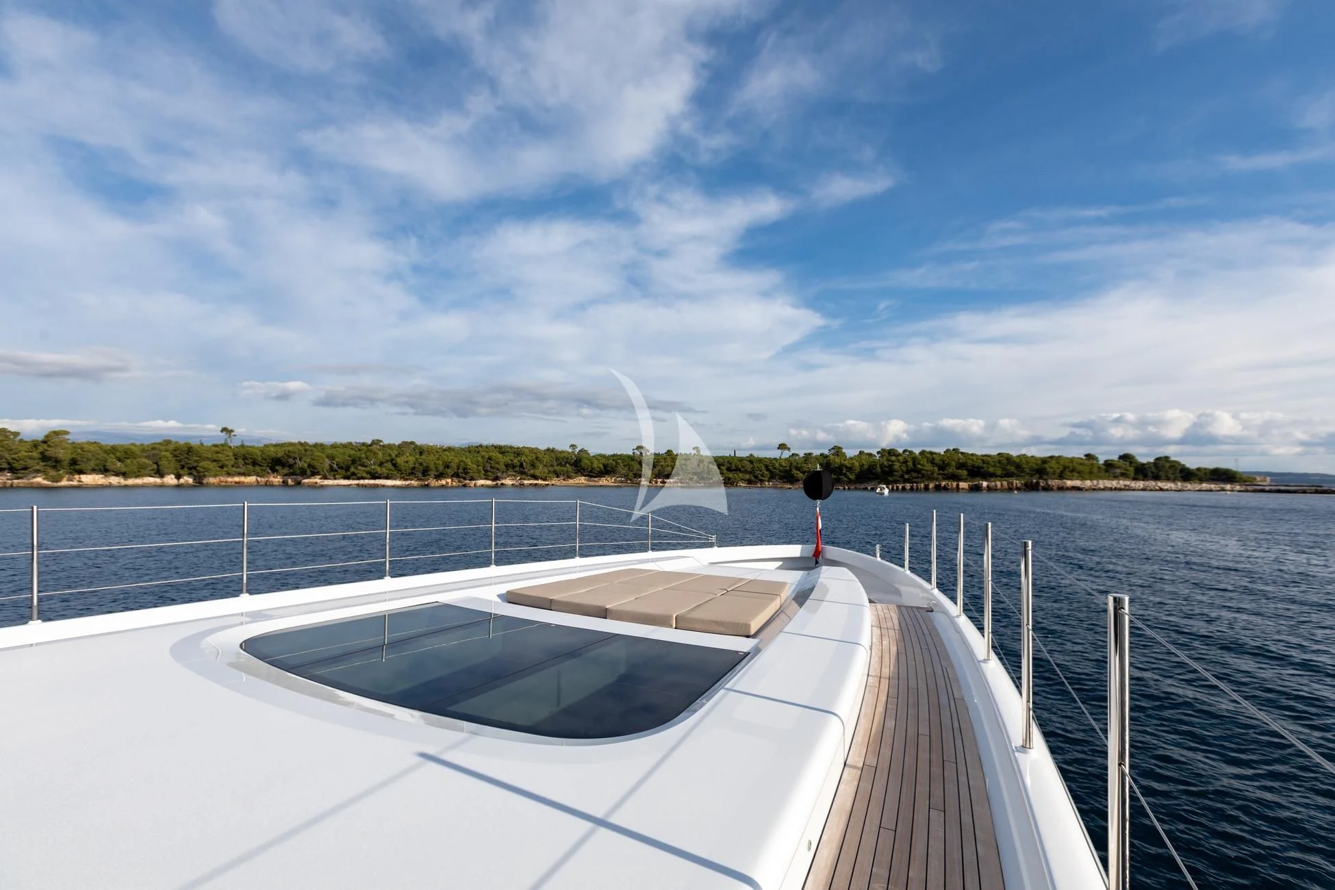 a boat on the water aboard JOSEPHINE I Yacht for Sale