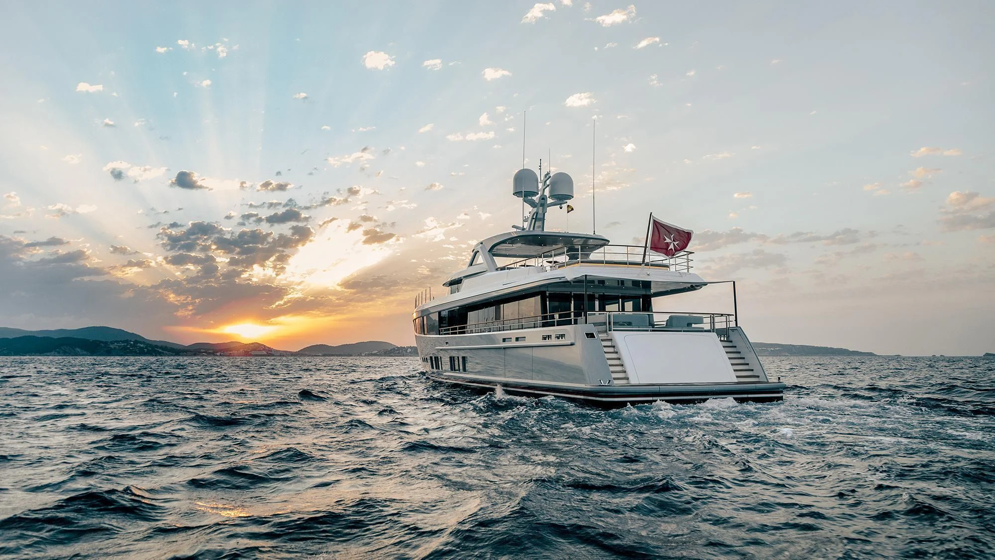 a boat in the water aboard JOSEPHINE I Yacht for Sale