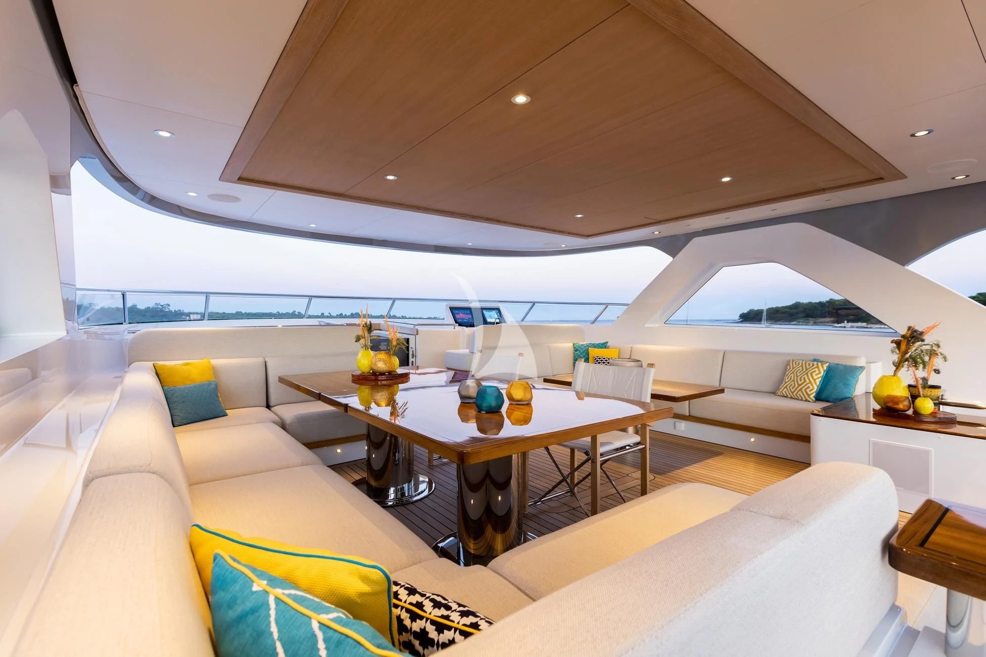 inside of a yacht aboard JOSEPHINE I Yacht for Sale