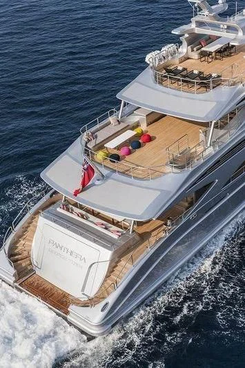 a boat on the water aboard PANTHERA Yacht for Sale