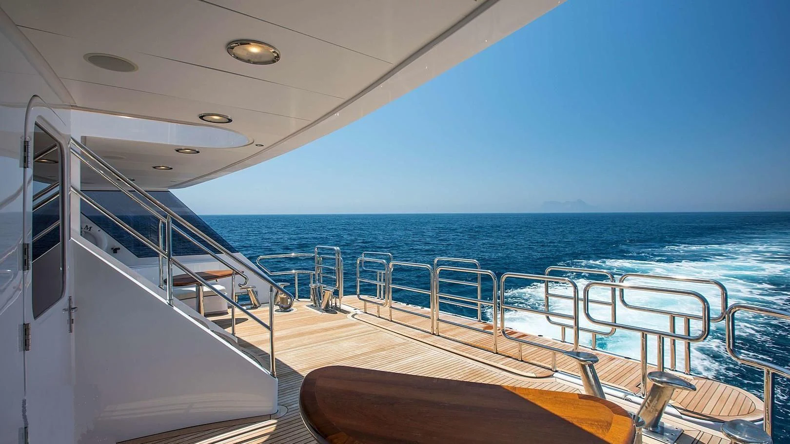 a boat on the water aboard GRACE Yacht for Sale