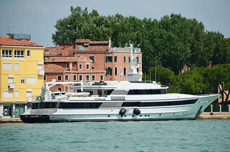 a boat on the water aboard GRACE Yacht for Sale