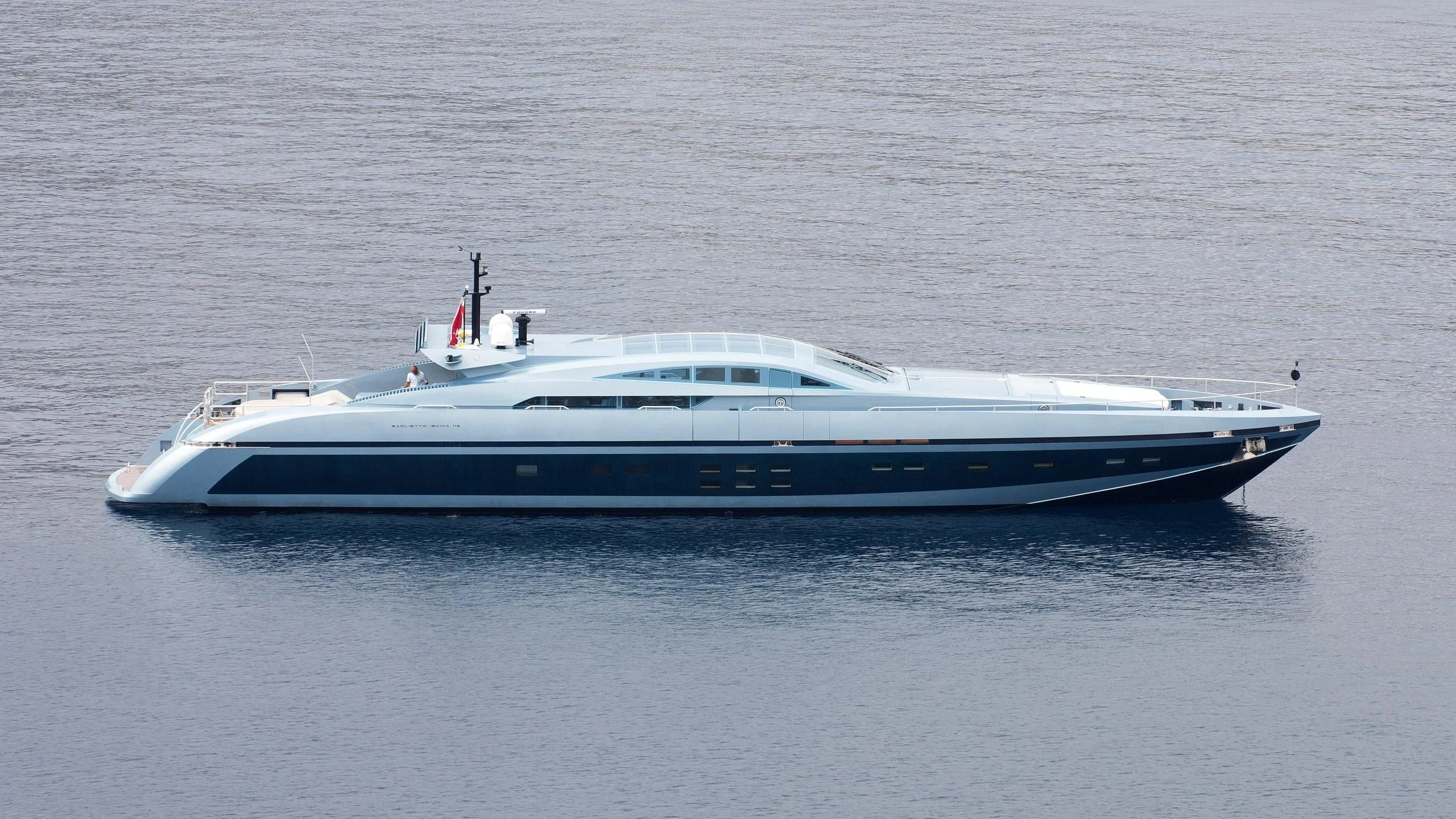 a boat in the water aboard BLUE PRINCESS STAR Yacht for Sale