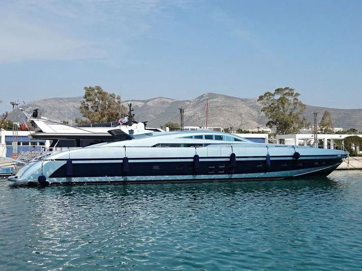 a boat in the water aboard BLUE PRINCESS STAR Yacht for Sale