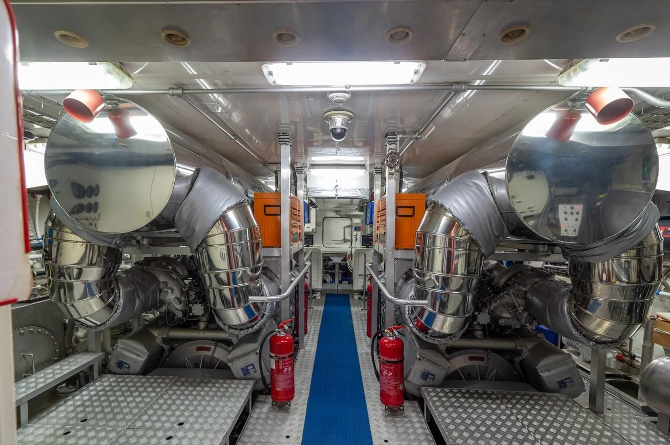a close-up of a machine aboard BLUE PRINCESS STAR Yacht for Sale
