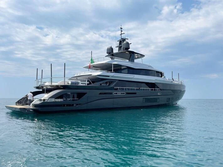 a boat in the water aboard R.DARENBEN Yacht for Sale