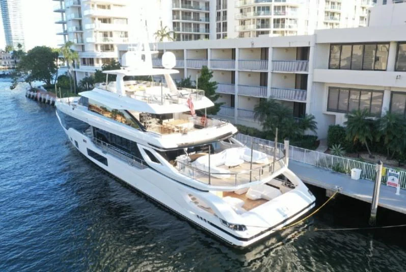 a large white boat in the water aboard R.DARENBEN Yacht for Sale