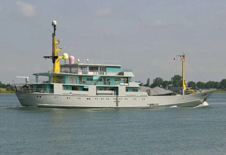 a boat on the water aboard MY BROTHER BRANCUSI Yacht for Sale