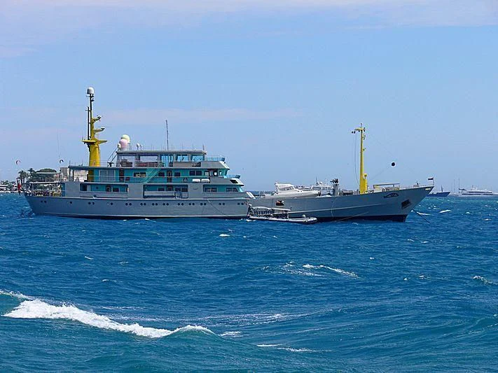 a couple of boats in the water aboard MY BROTHER BRANCUSI Yacht for Sale
