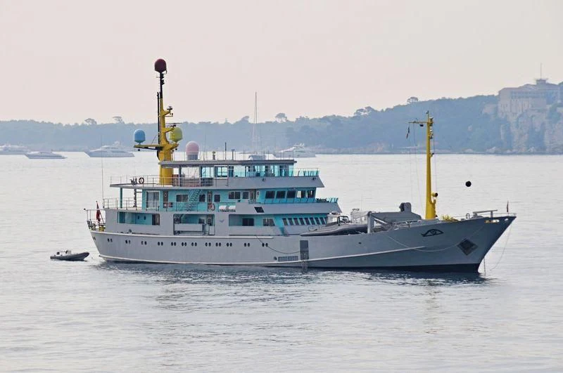 a large boat in the water aboard MY BROTHER BRANCUSI Yacht for Sale
