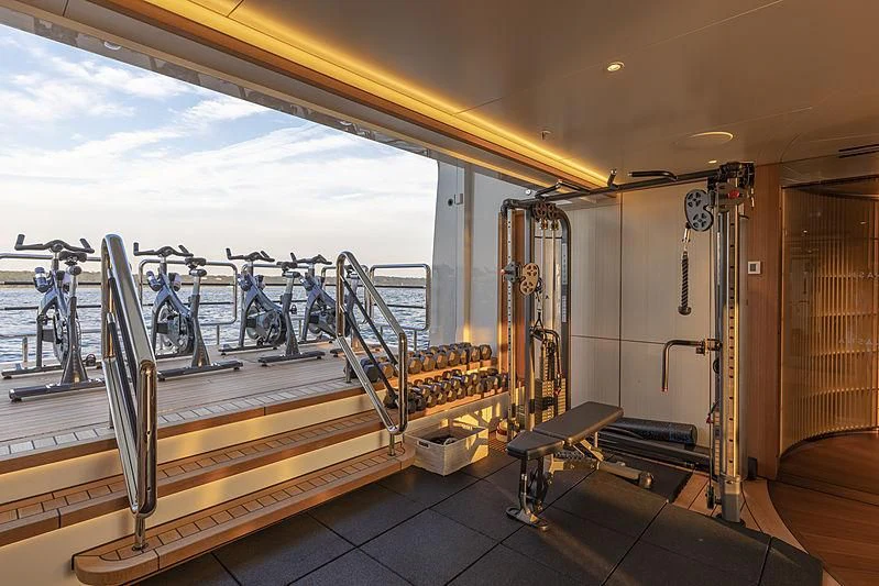 inside of a boat aboard LUNASEA Yacht for Sale