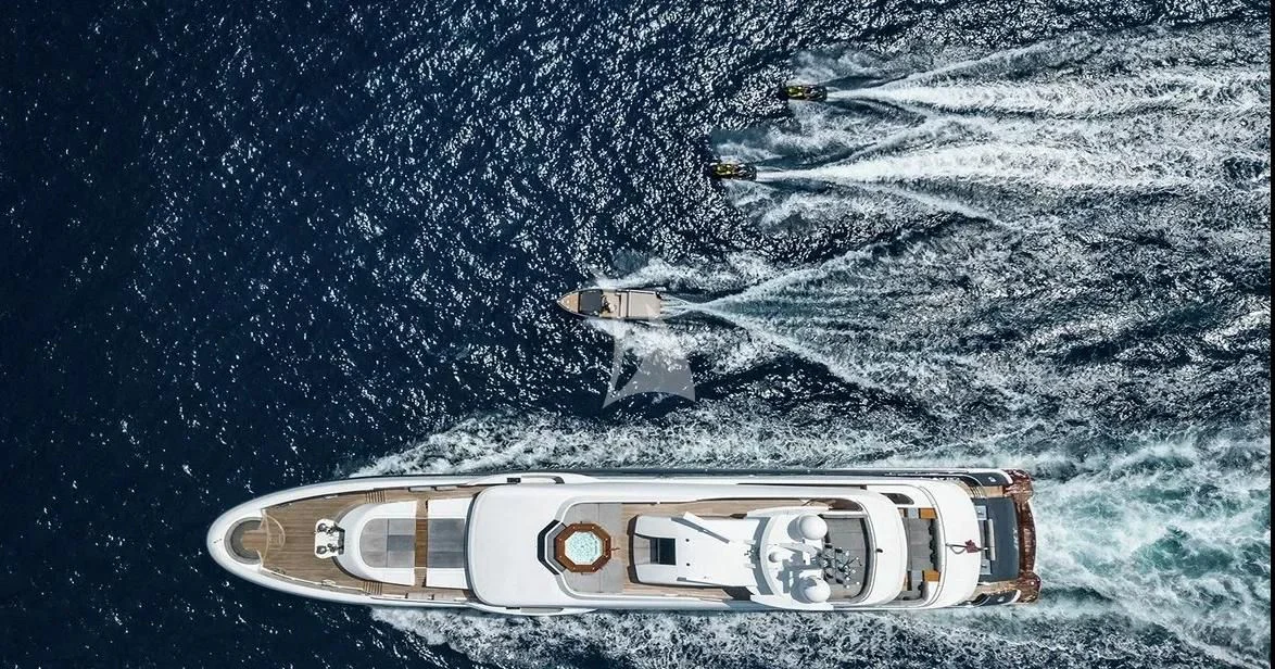 a ship on the water aboard TOTEM Yacht for Sale