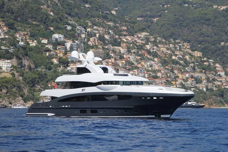 a boat on the water aboard TOTEM Yacht for Sale