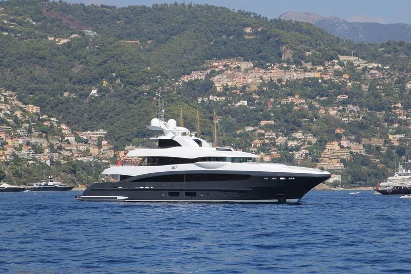 a boat on the water aboard TOTEM Yacht for Sale