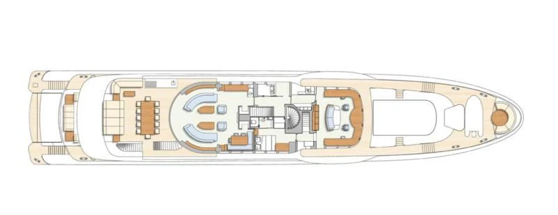 diagram aboard TOTEM Yacht for Sale