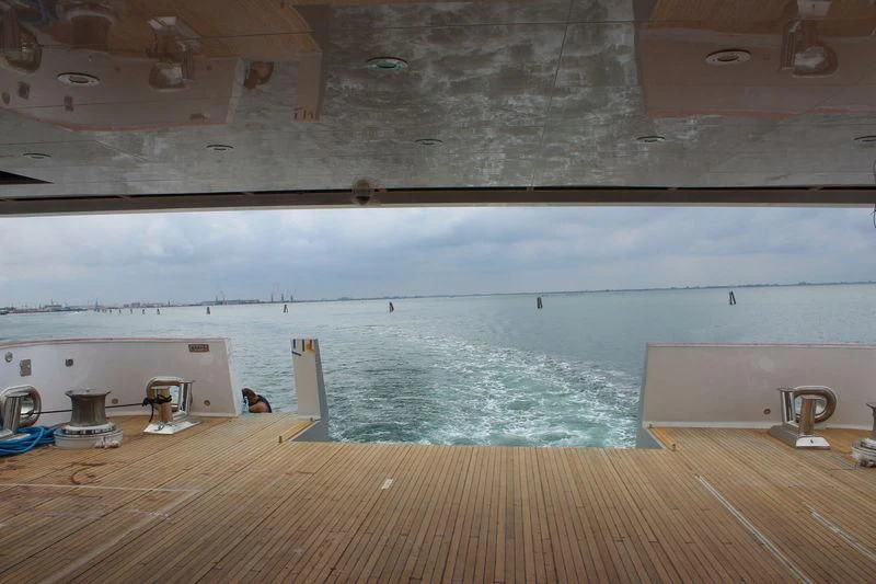 a boat on the water aboard GENESIA Yacht for Sale