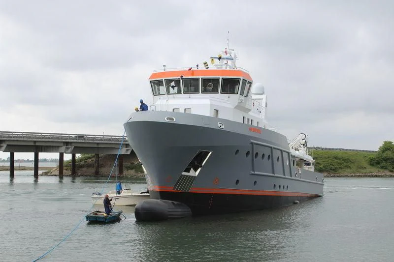a boat on the water aboard GENESIA Yacht for Sale