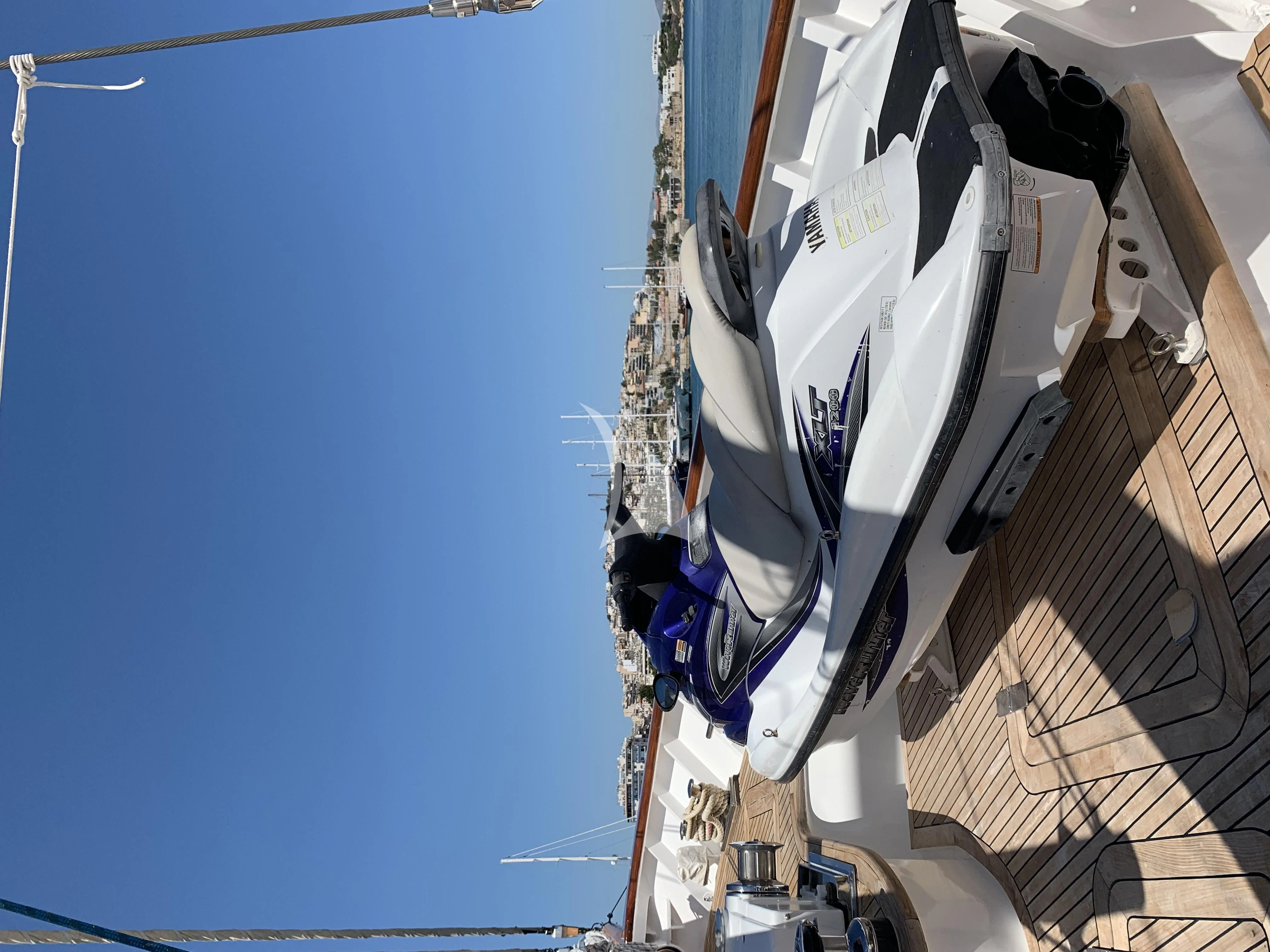 a close-up of a car aboard ALTHEA Yacht for Sale