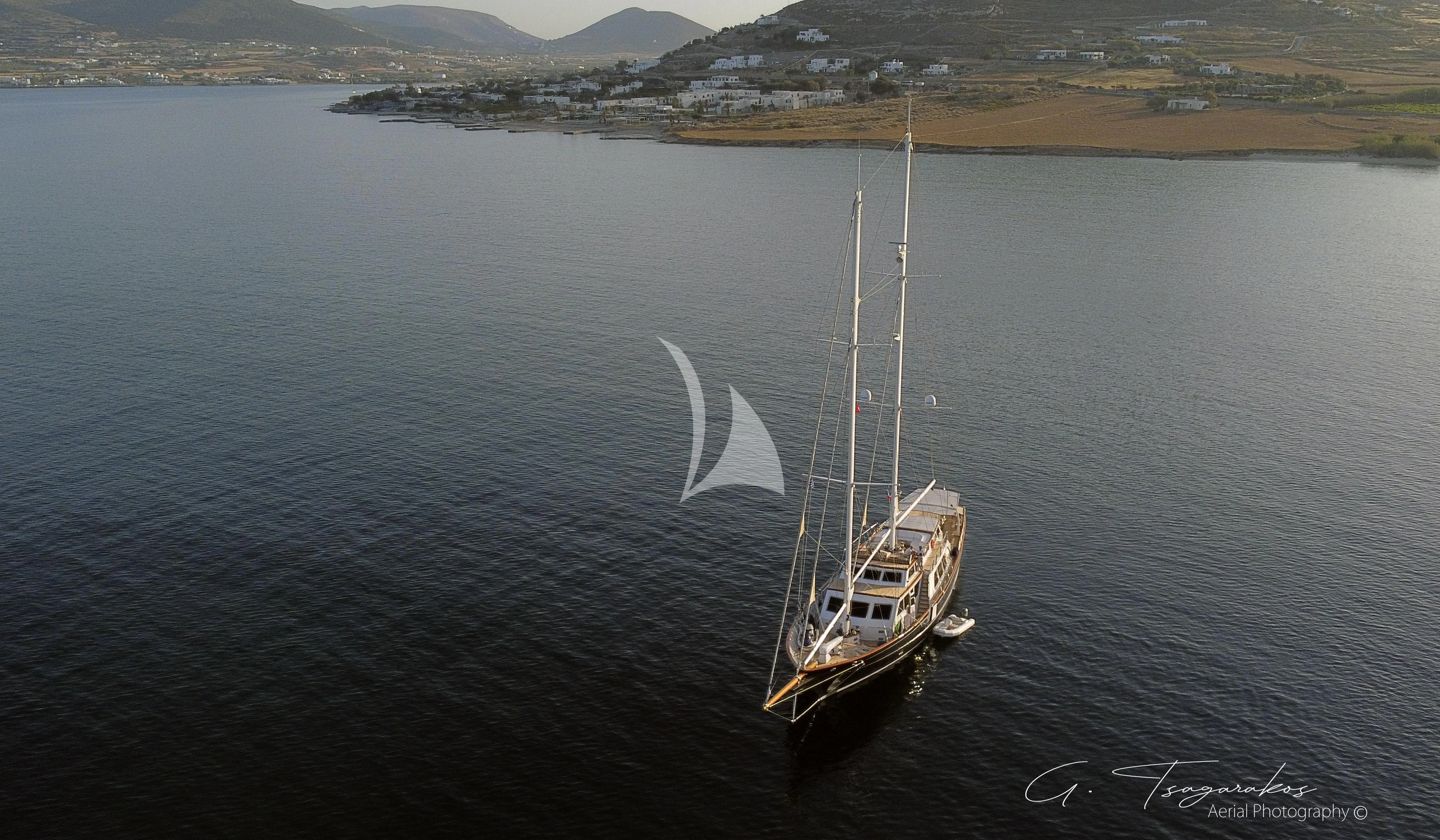 a boat on the water aboard ALTHEA Yacht for Sale