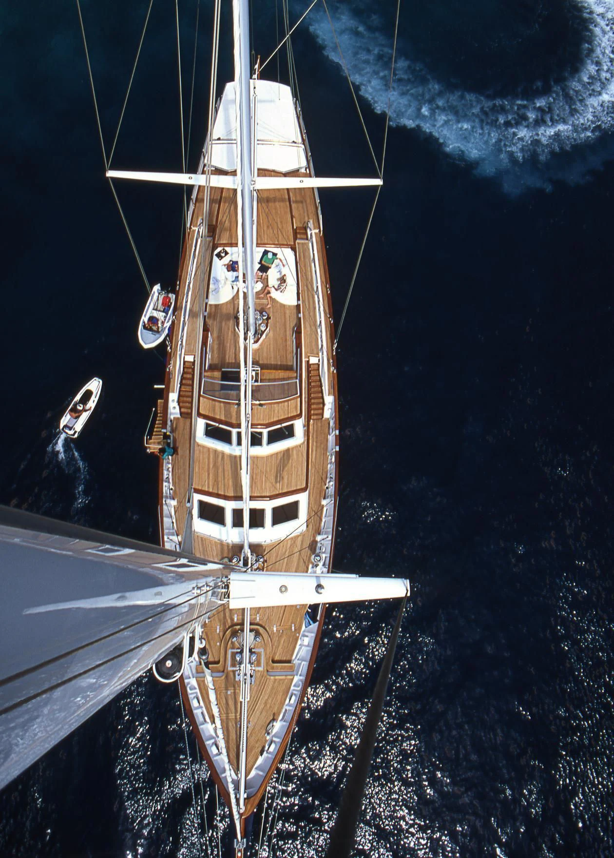 a space shuttle in outer space aboard ALTHEA Yacht for Sale