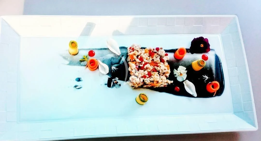 a box with a variety of objects on it aboard ALTHEA Yacht for Sale
