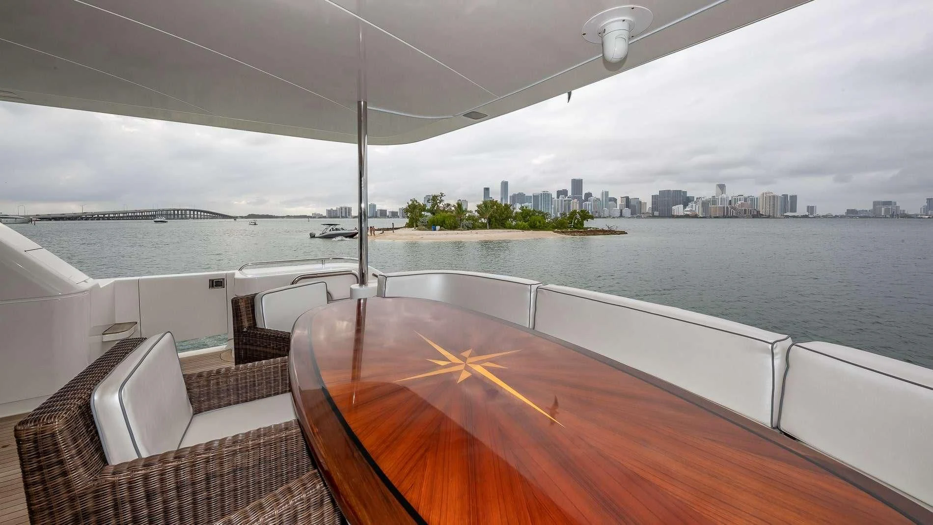 a boat on the water aboard TRANQUILITY IV Yacht for Sale