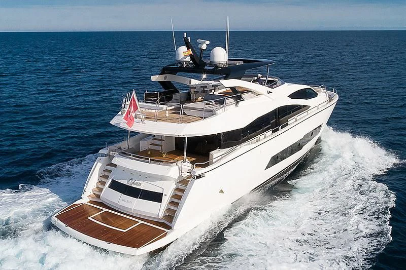 a boat on the water aboard RUSH X Yacht for Sale