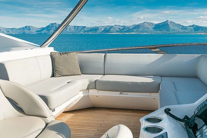 a boat on the water aboard RUSH X Yacht for Sale