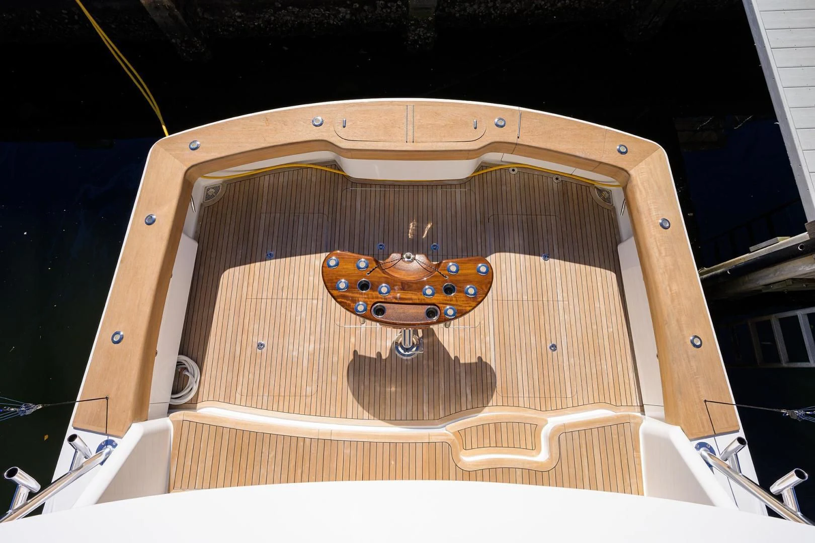 a metal object with holes in it aboard TORO Yacht for Sale