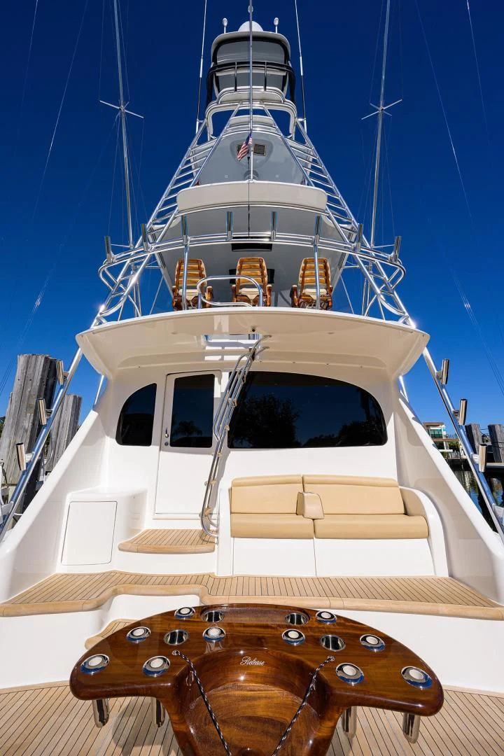 a boat on a boat aboard TORO Yacht for Sale