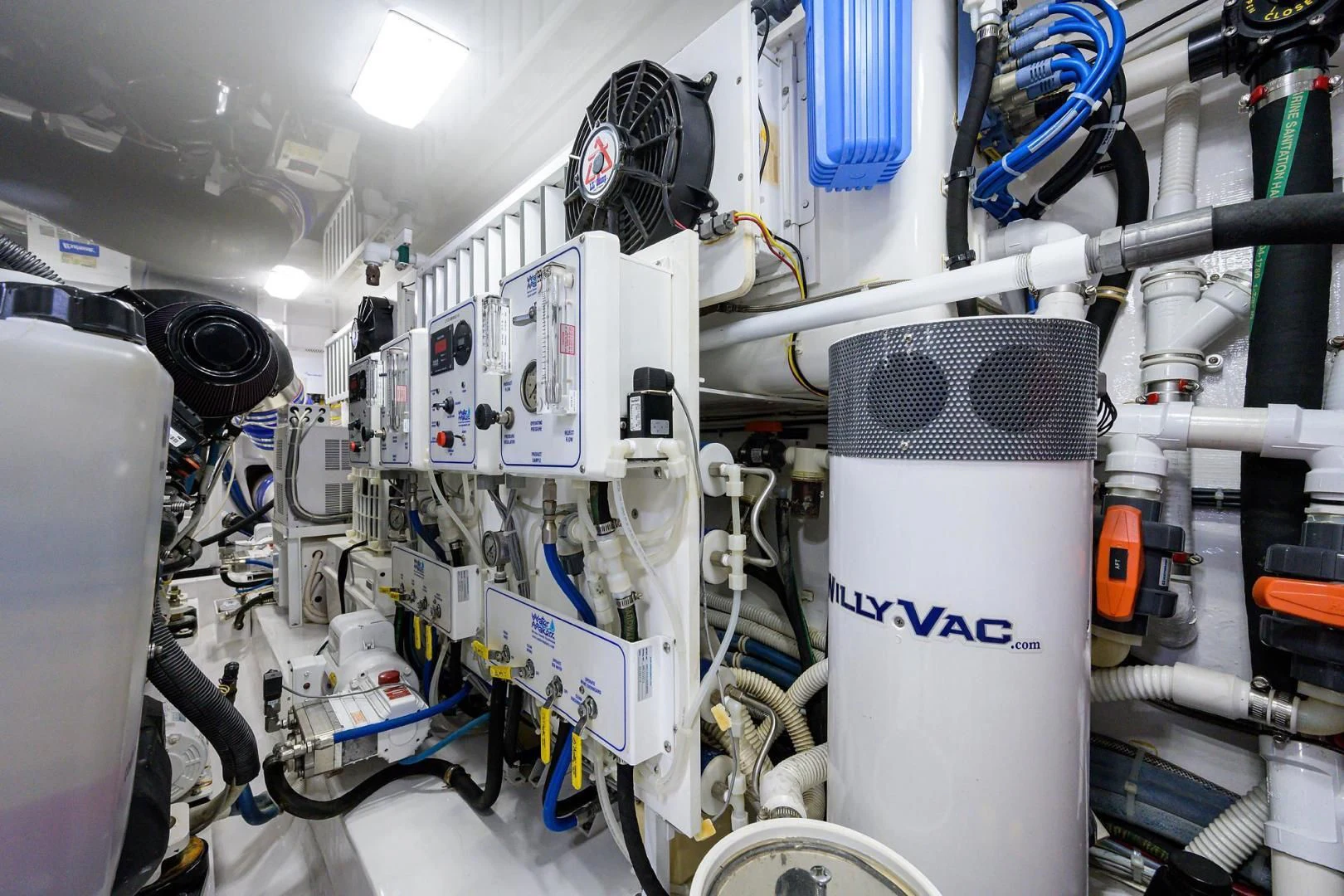 close-up of a machine aboard TORO Yacht for Sale