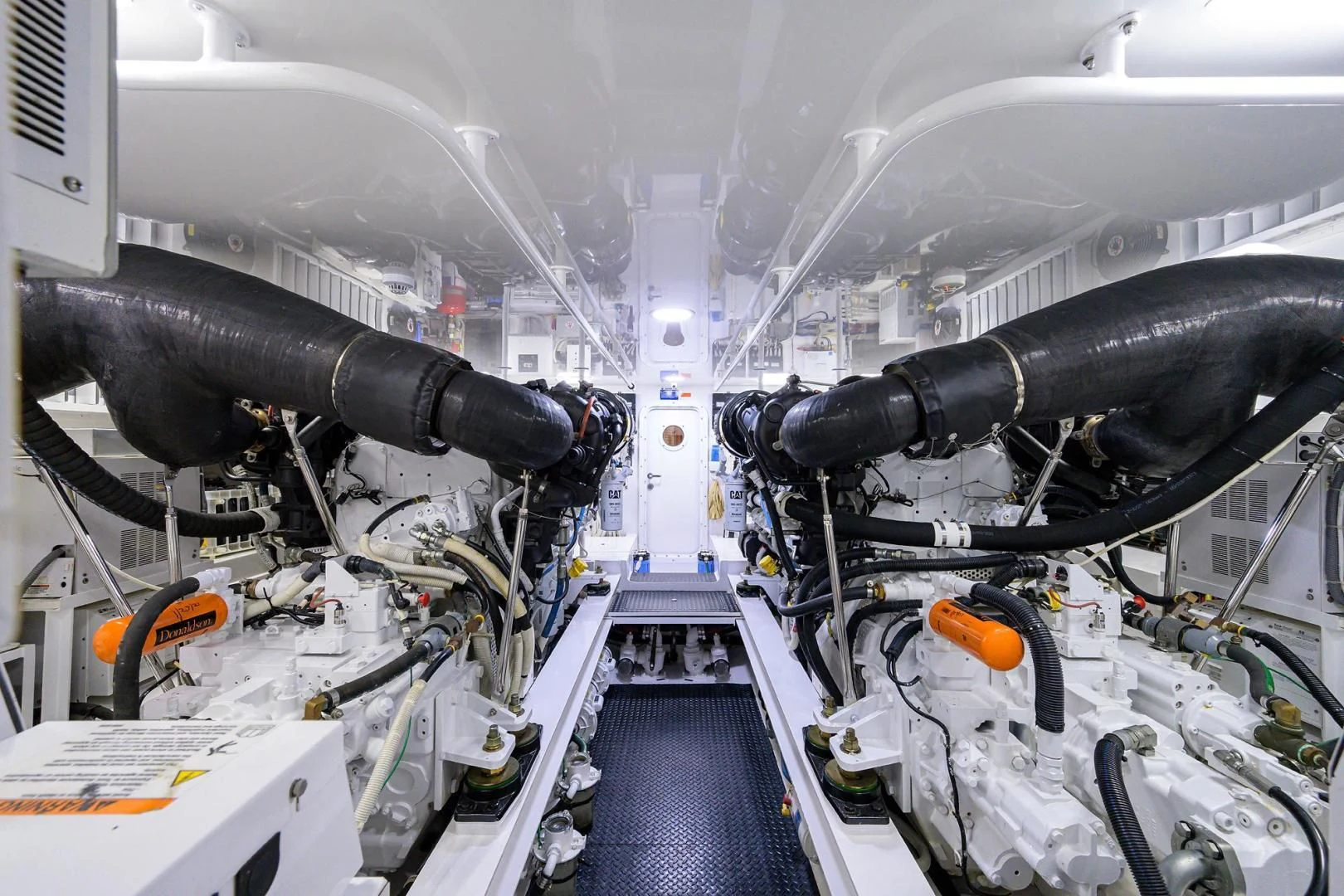 a machine with a large pipe aboard TORO Yacht for Sale