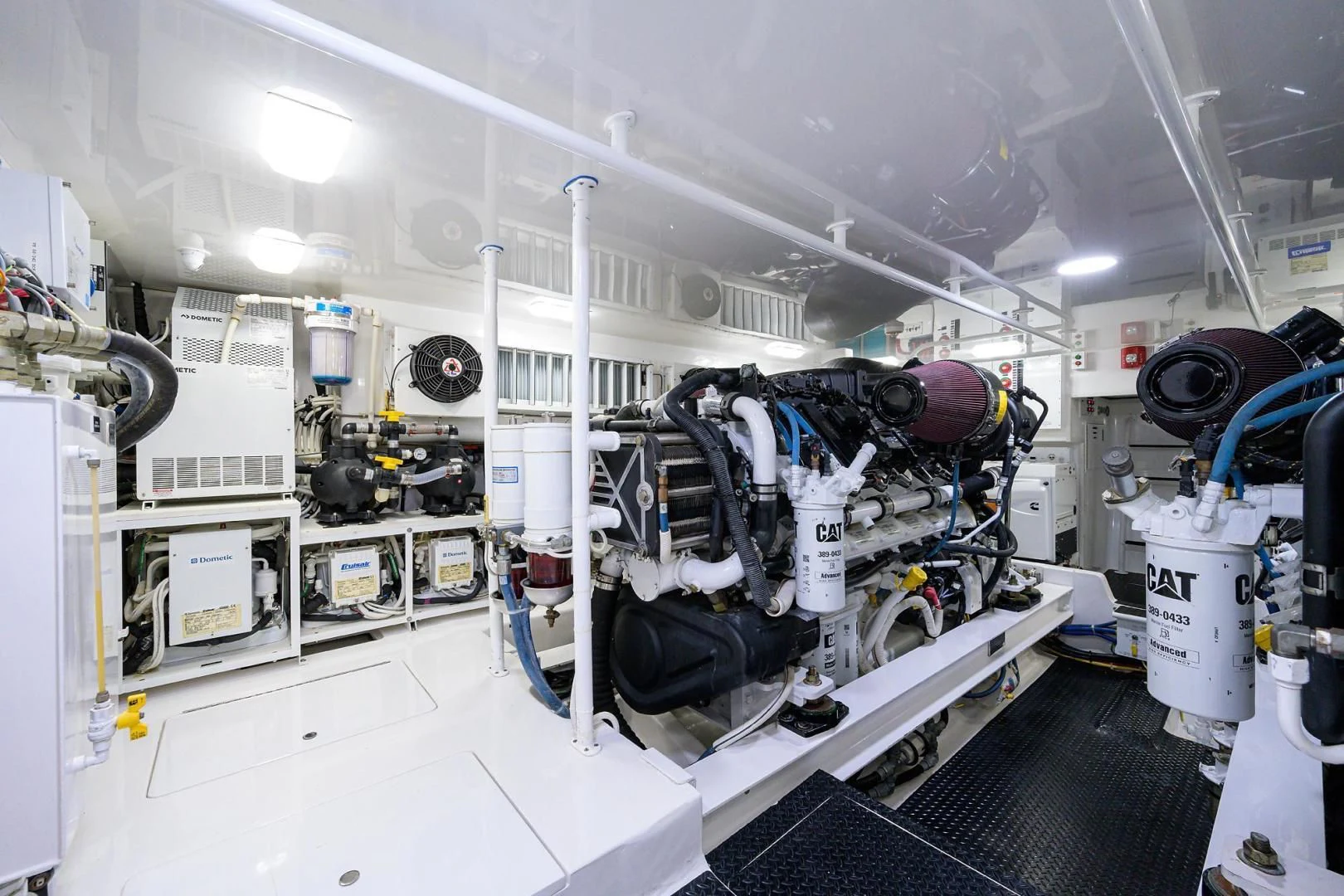 a room with machinery and equipment aboard TORO Yacht for Sale