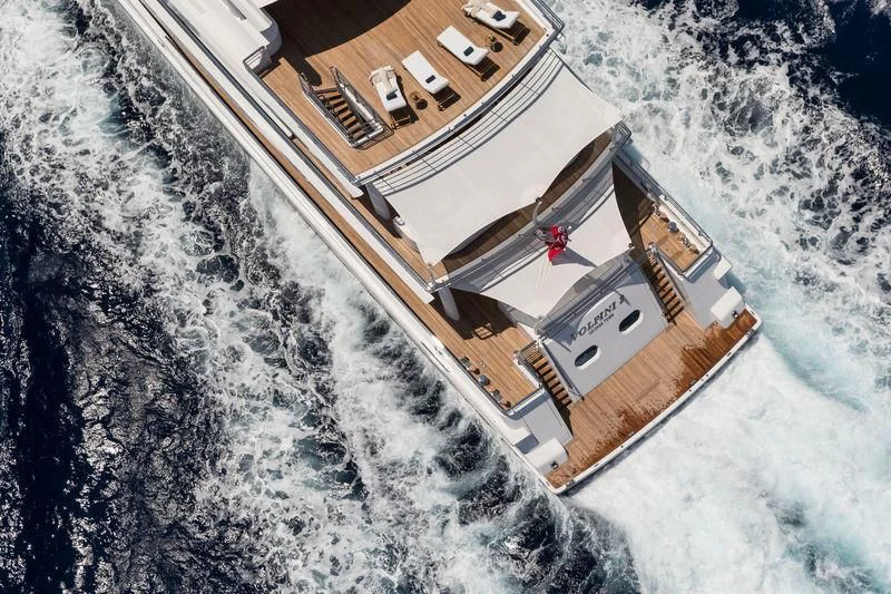 a house surrounded by snow aboard VOLPINI 2 Yacht for Sale