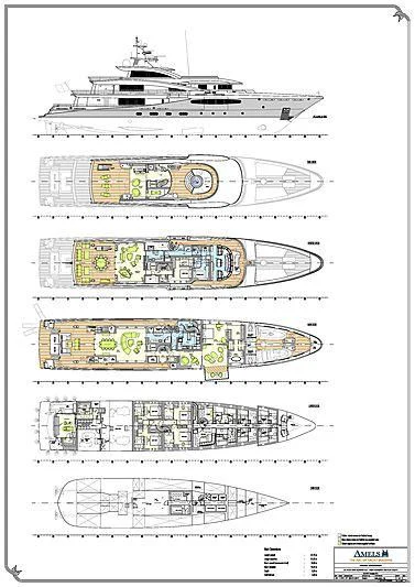 diagram aboard VOLPINI 2 Yacht for Sale
