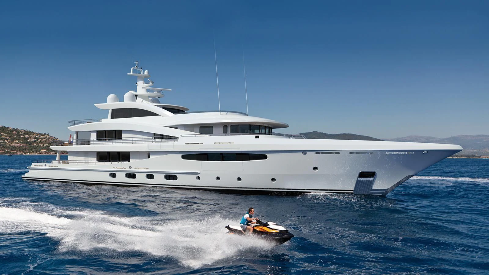 a boat on the water aboard VOLPINI 2 Yacht for Sale