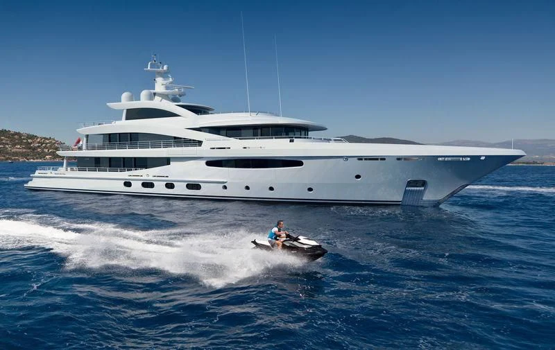 a boat on the water aboard VOLPINI 2 Yacht for Sale